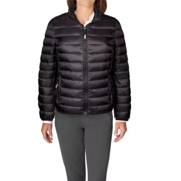 Tumi Jackets & Blazers - TUMI Pax Black Neck Pillow Puffer Jacket Size M